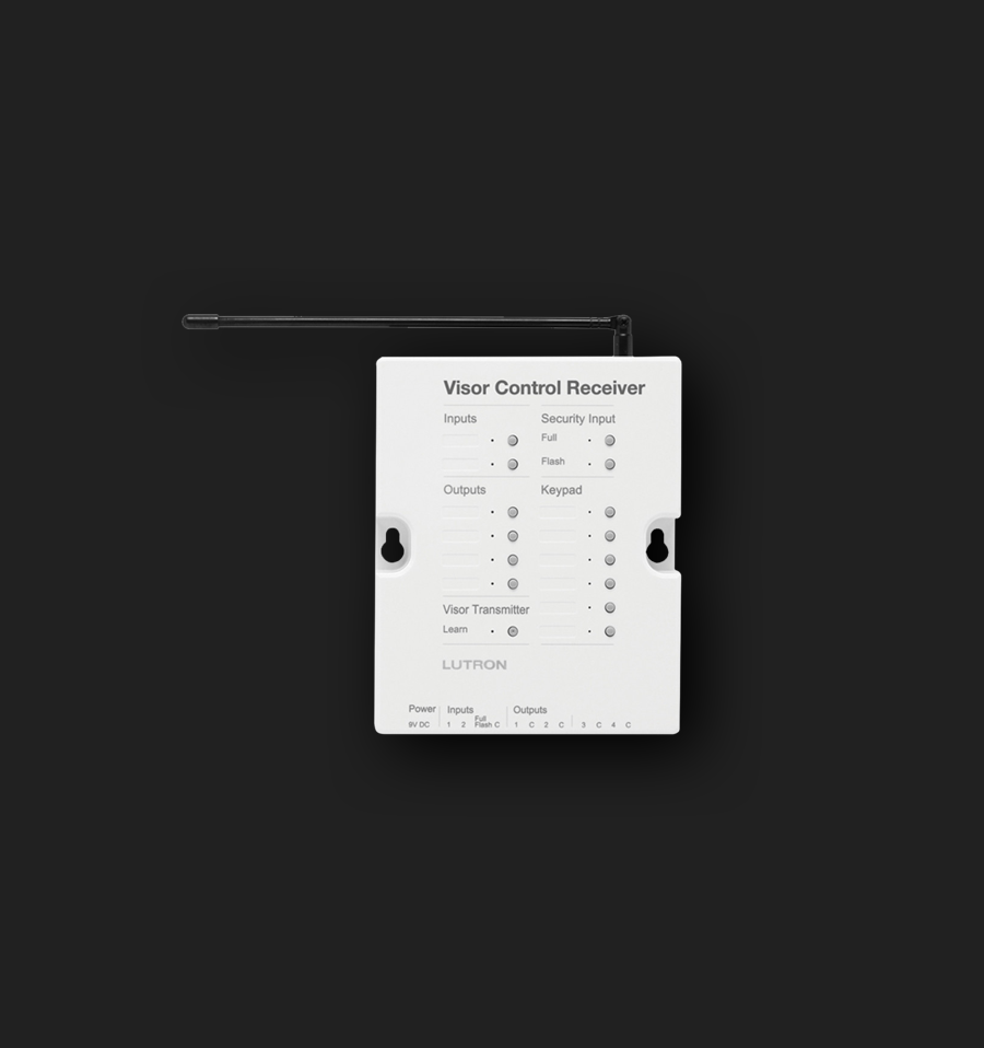 Receptor de control de visera RadioRA 2